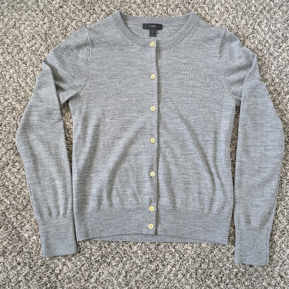J. Crew Merino Wool Cardigan - Women's S